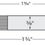 Thumbnail: Zinc Plated Steel Fire Door Thru-Bolts 3/8