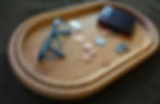 Thumbnail: 15-inch solid cherry wood tray designed for everyday use, ideal for keys and snacks.