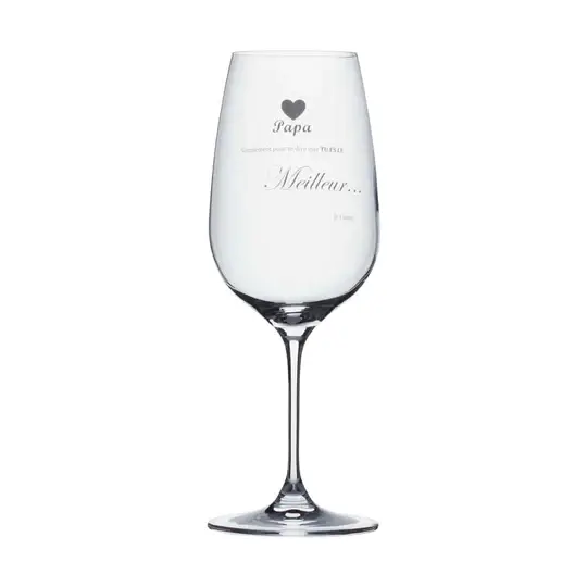 Garçon de table Verre à vin - Papa simplement pour te dire...