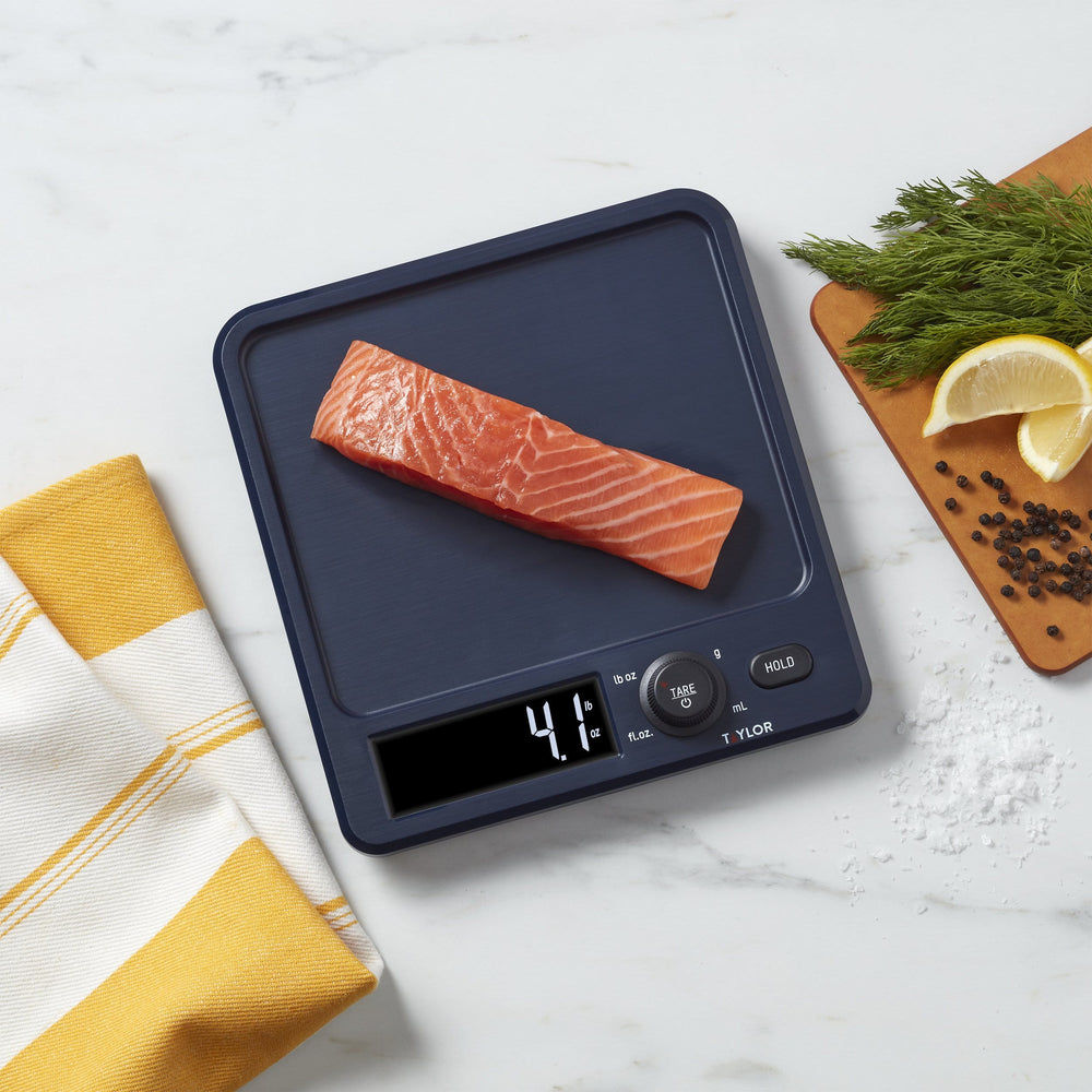 Taylor Balance de cuisine antimicrobienne de 11 lb avec bouton rotatif