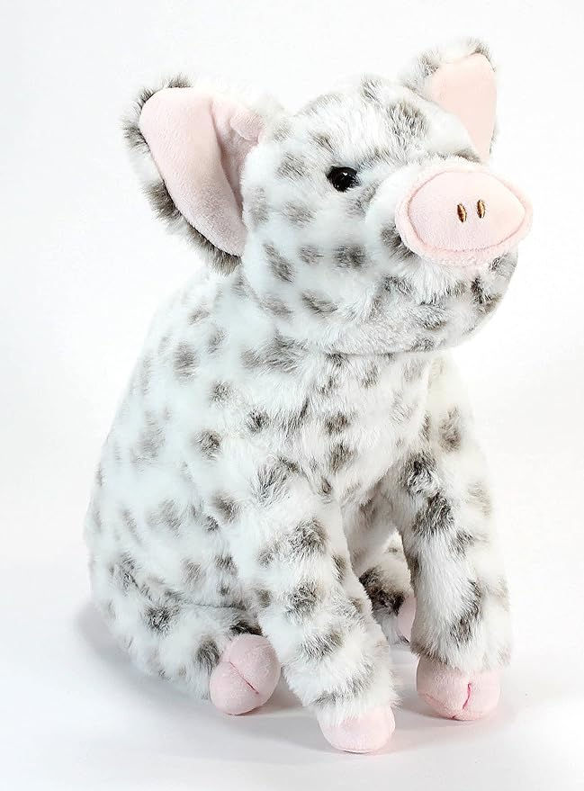 Cochon Tacheté en peluche 12 pouces 