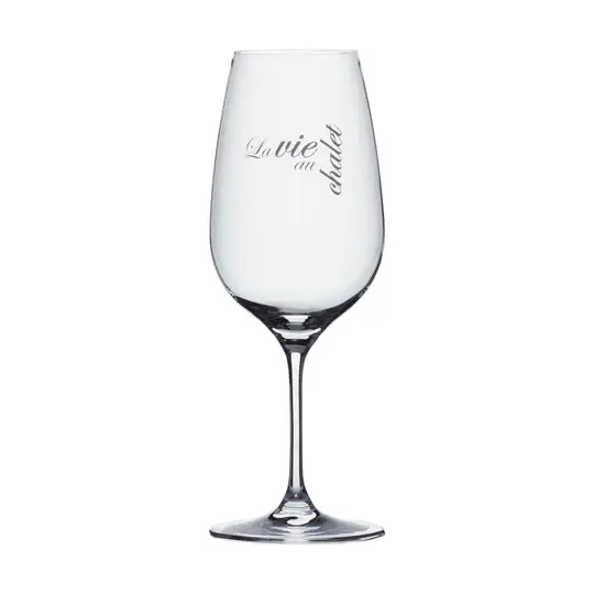 Garçon de table Verre à vin - La vie au chalet