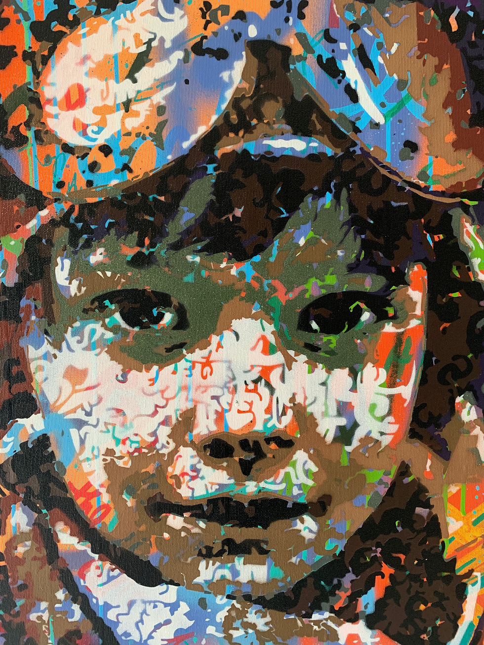 Thumbnail: L'aviateur 80 x 80 cm