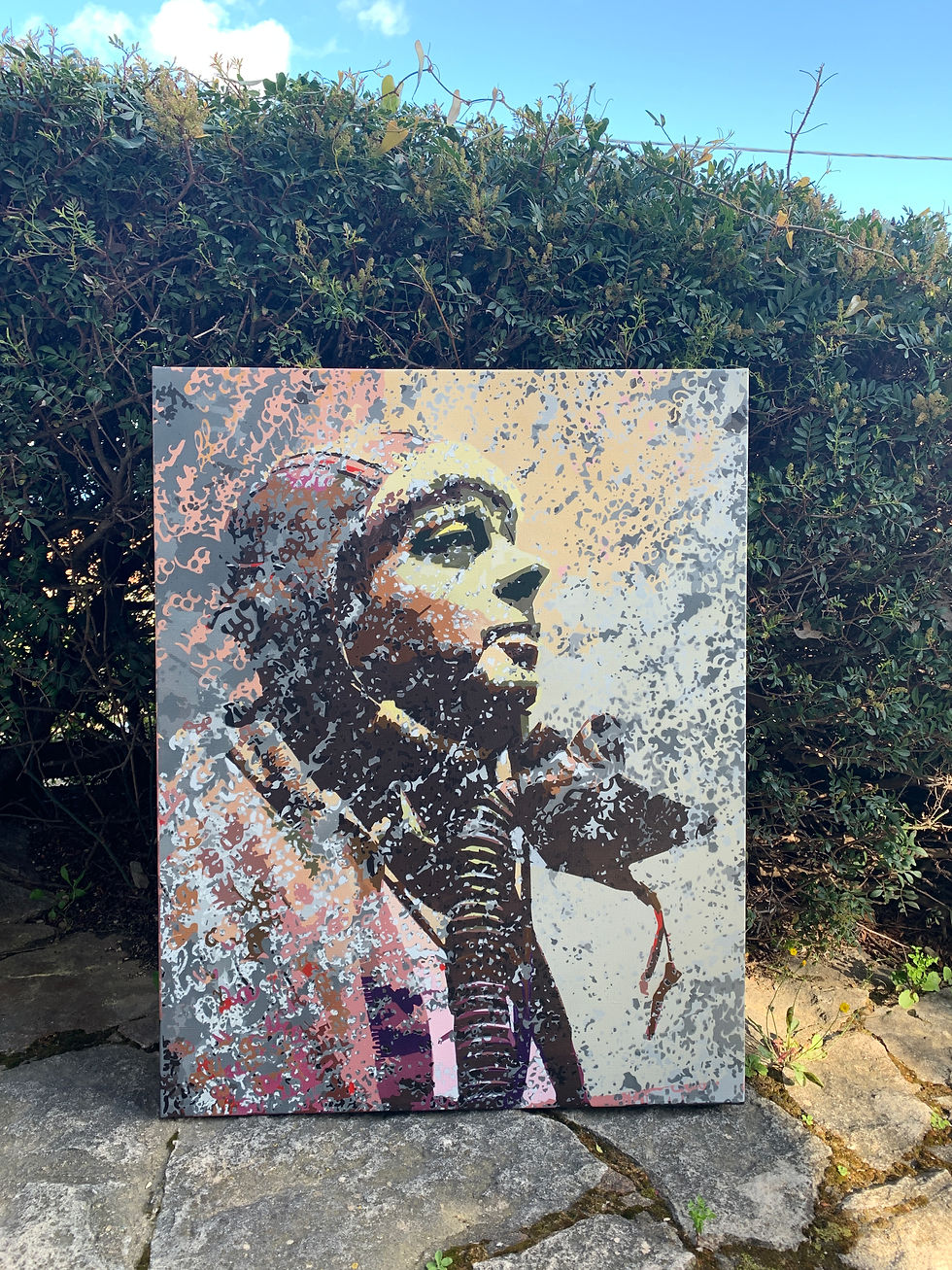 Thumbnail: On ne voit bien qu'avec le cœur 92 x 73 cm