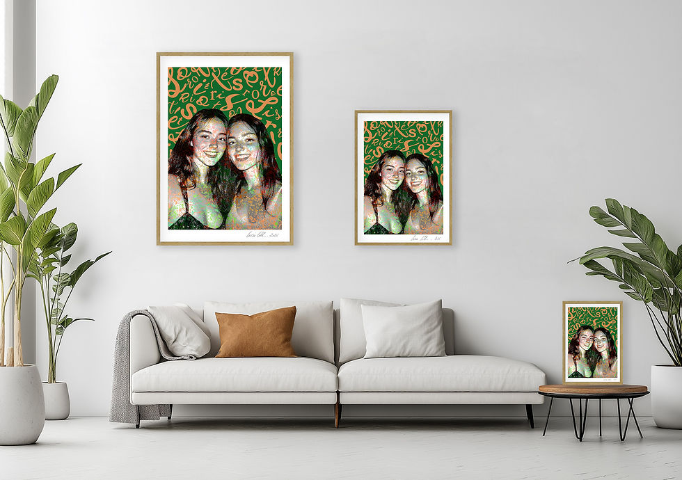 Thumbnail: Custom Creation Portrait Format Solid Color Background with Word "Fir Green"