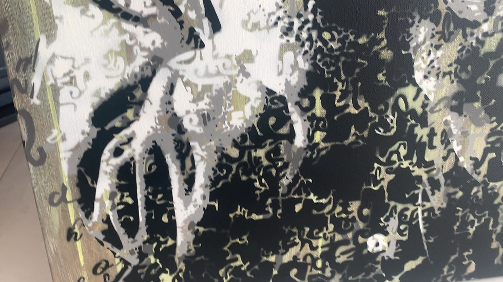 Miniature : Tout s'en va 92 x 73 cm