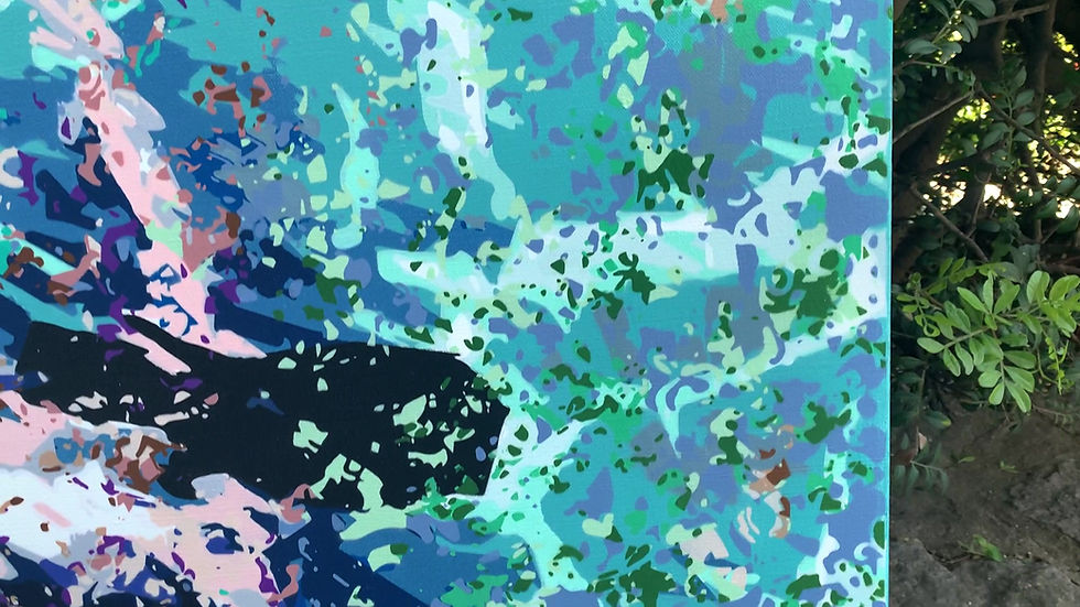 Miniature : Swimming 73 x 116 cm