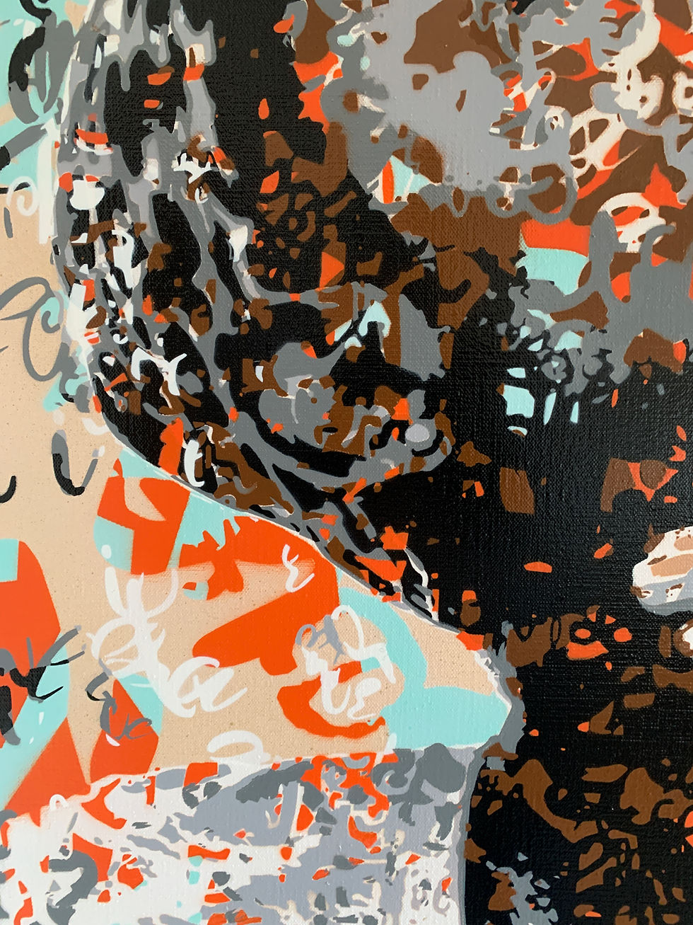 Thumbnail: Autour de moi 92 x 73 cm