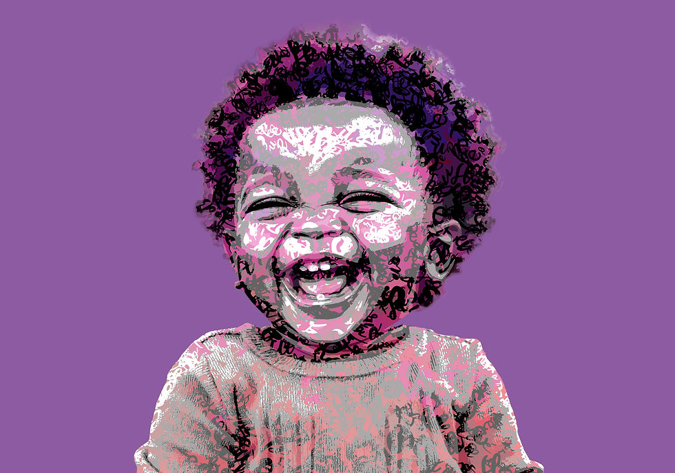 Miniature : Création personnalisée Format Paysage Fond Couleur Uni "Violet clair"