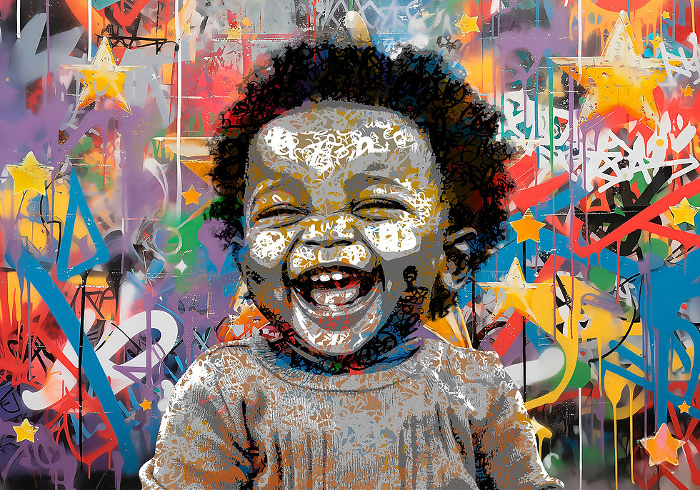 Thumbnail: Custom Creation Landscape Format Street Art Background "Star"