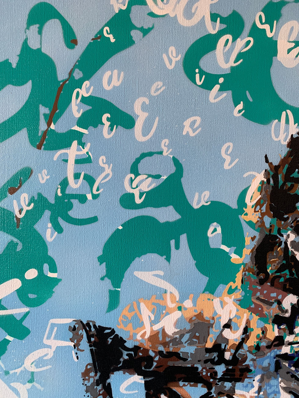 Miniature : La violoniste 100 x 73 cm