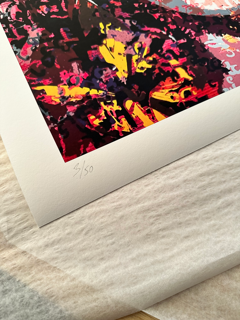 Miniature : Butterfly girl 60 x 60 cm