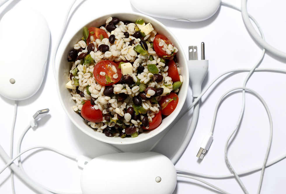 Healthful office lunch