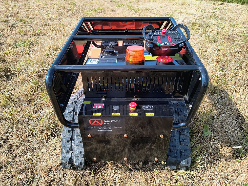 Miniature : TIGRE 800F Robot débroussailleur à chenilles avec broyeur frontal