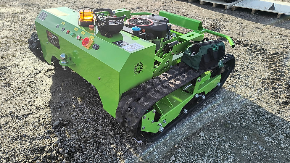 Miniature : TIGRE 1000R Robot débroussailleur à chenilles avec coupe de 1000mm