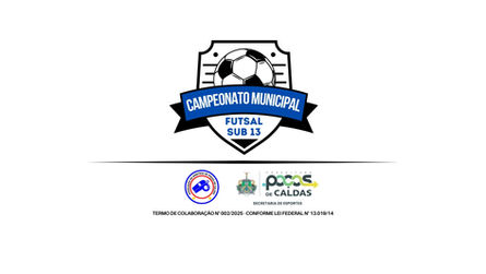Vem aí o Campeonato Municipal de Futsal Sub 13 – 2026