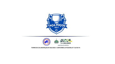 Inscrições abertas para a Taça Poços Sub-15 de Futebol de Campo