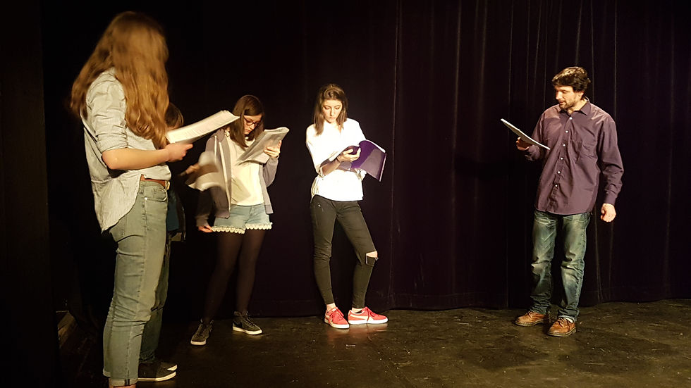 répétition du spectacle