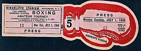 Hinchliffe Stadium Boxing ticket 1946.jp
