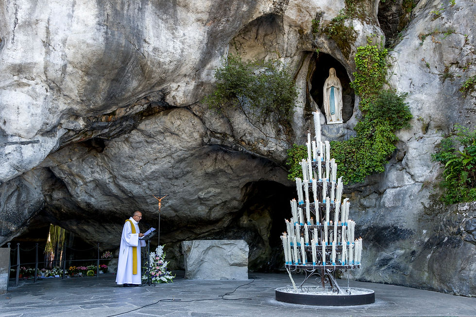 Night Visit to Grotto