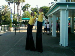 Generic pants stilt walker