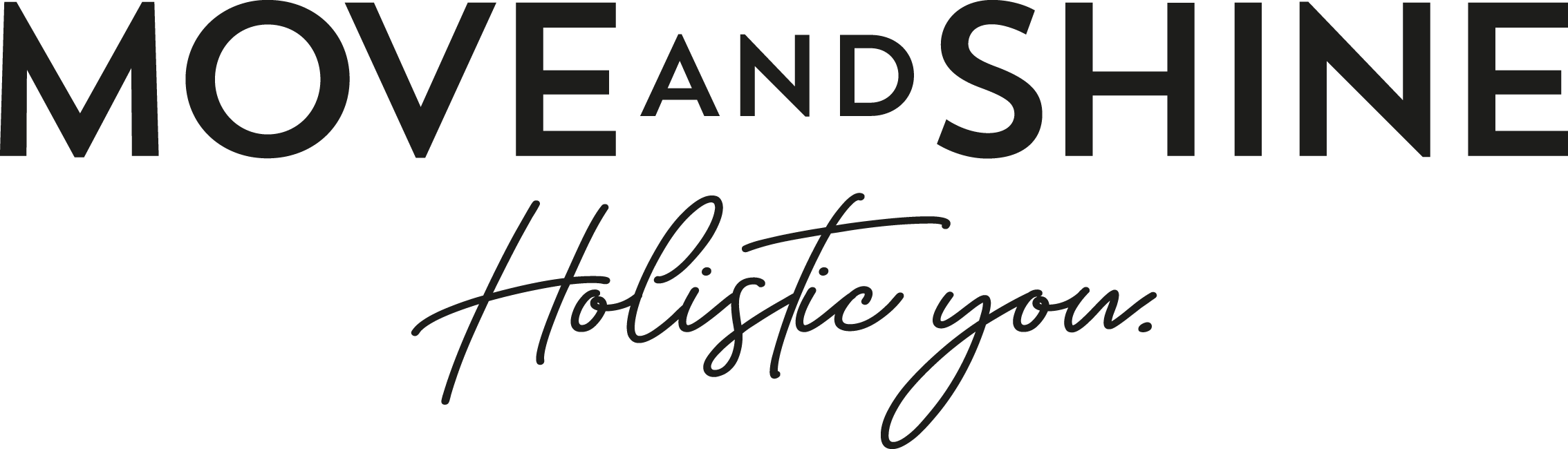 Move and Shine Logo mit Slogan 