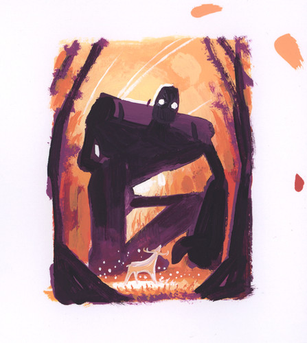 The Iron Giant Prelims For Mondo Sdcc Poster Serena Malyon