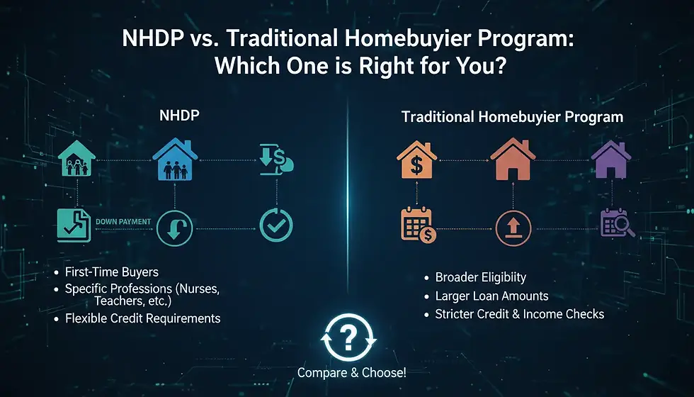 NHDP vs. Traditional Homebuyer Program: Which One is Right for You?