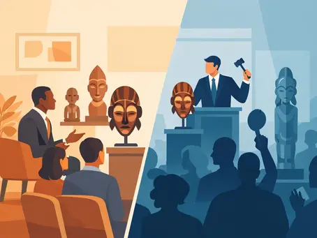 Dealer Versus Auction African Art