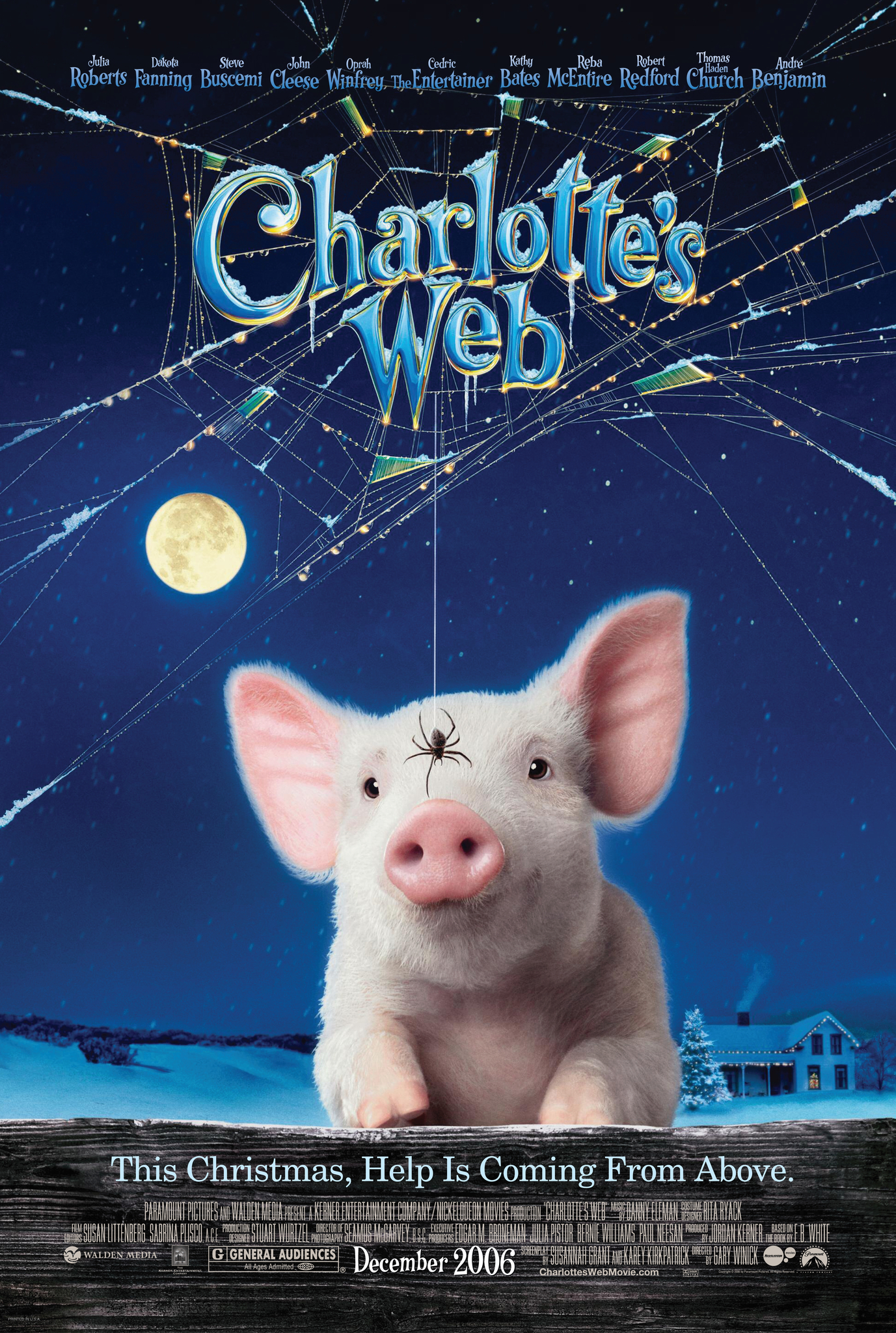 FAMILY FILM: CHARLOTTE'S WEB (U)