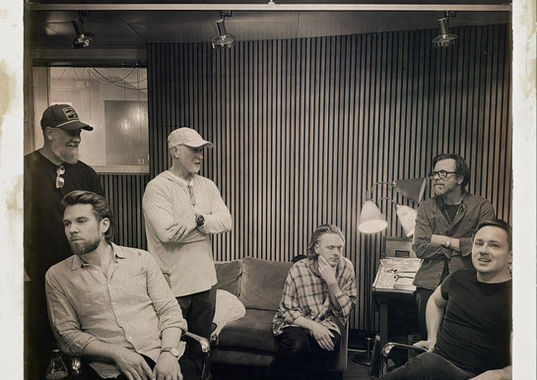 Recording session with Kent, John Eloff, and Carl Diebold - Atlantis Studio, Stockholm