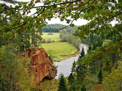 My favorite spot in Latvia - Zvartes iezis and river Amata