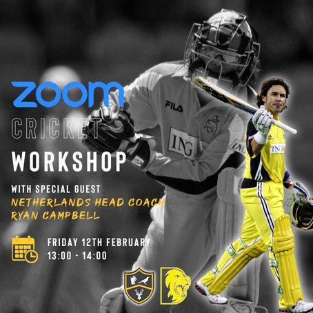 Cricket Workshop With Ryan Campbell