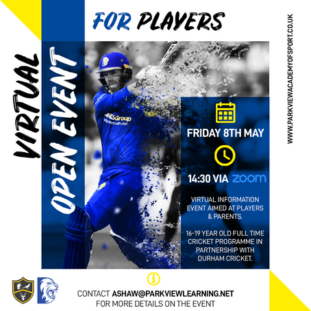 Cricket Development Centre Virtual Information Event