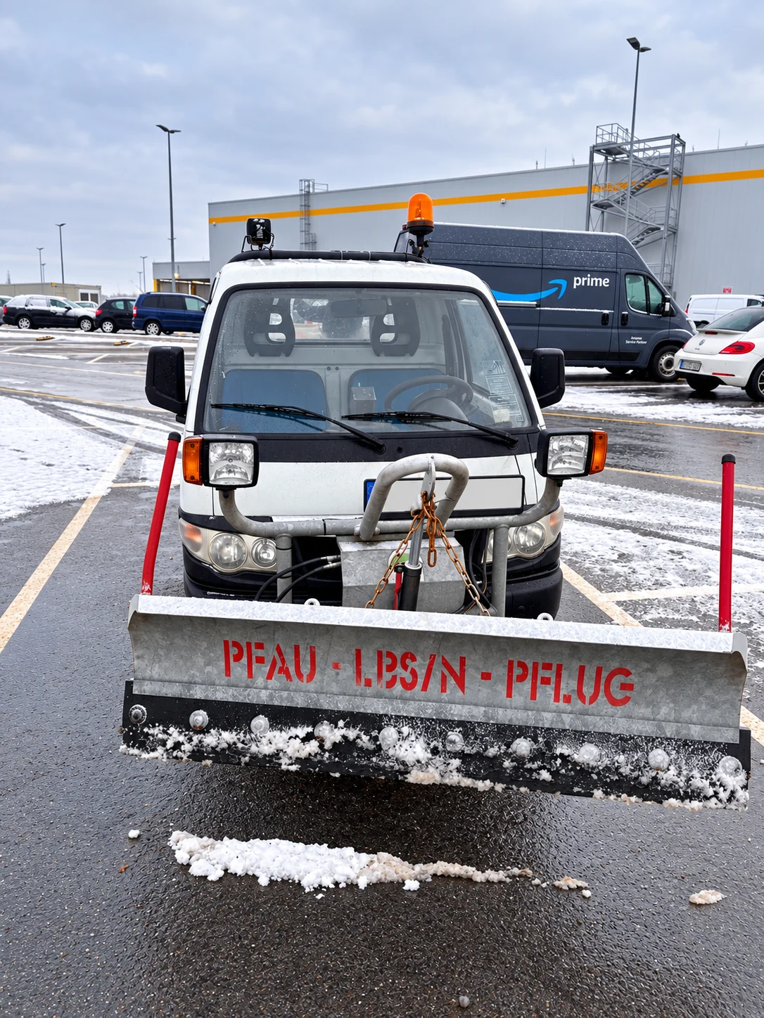 Räumfahrzeug im Wintereinsatz