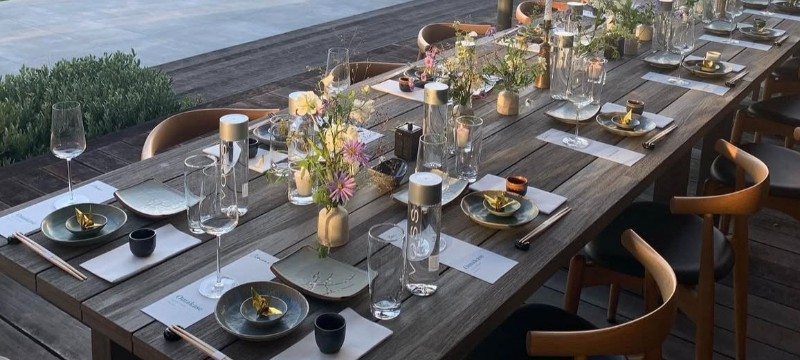 beautiful table decor and setting