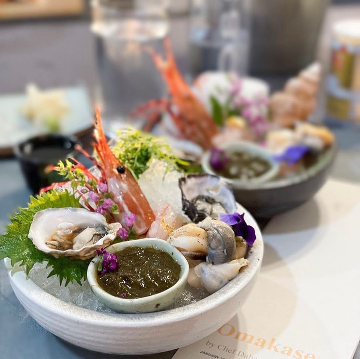 a sample of appetizer