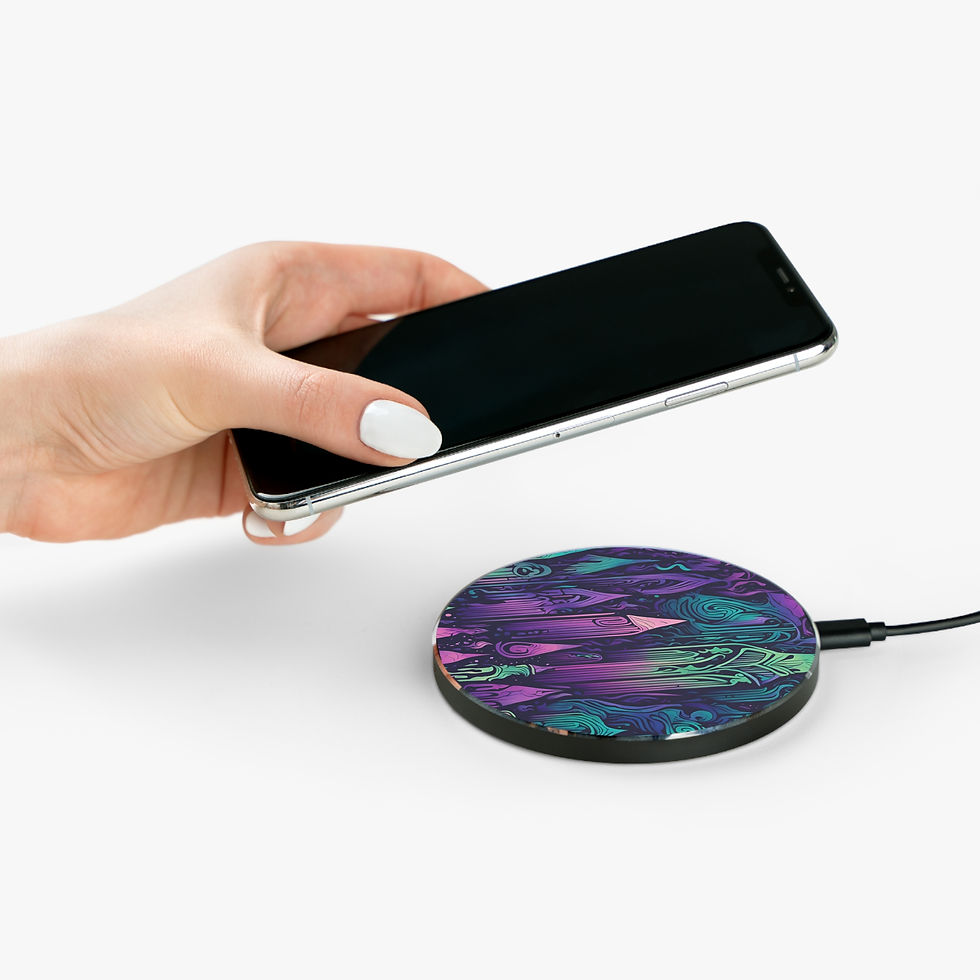 Thumbnail: Whimsical Cityscape Wireless Charger