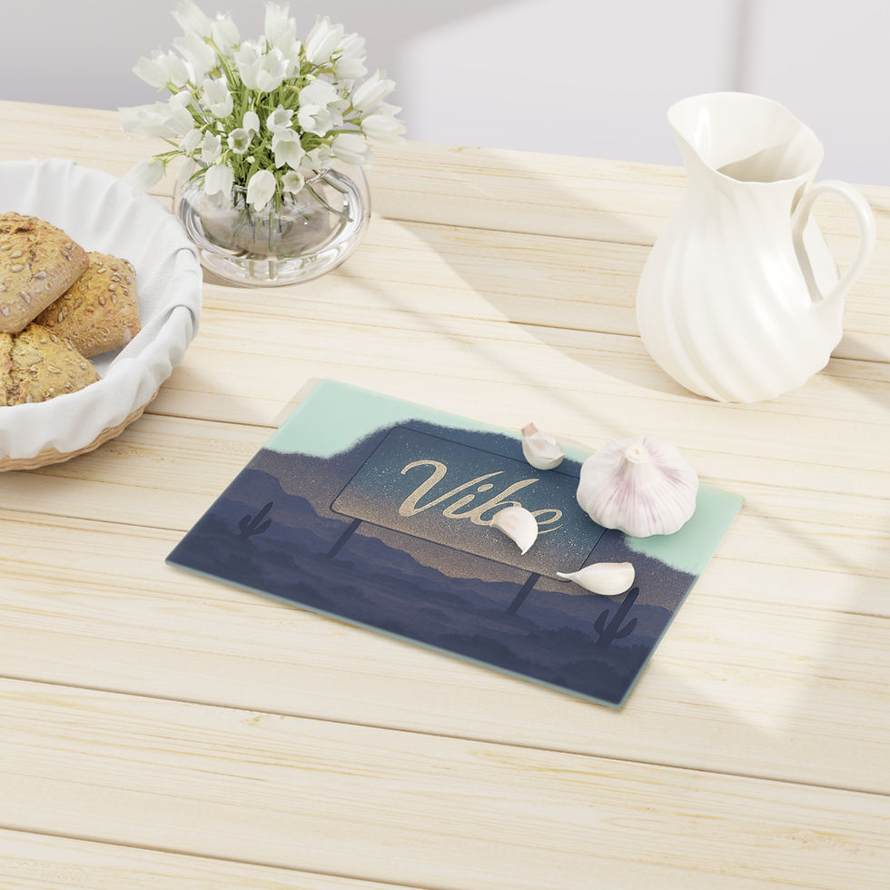 Thumbnail: Desert Vibe Glass Cutting Board