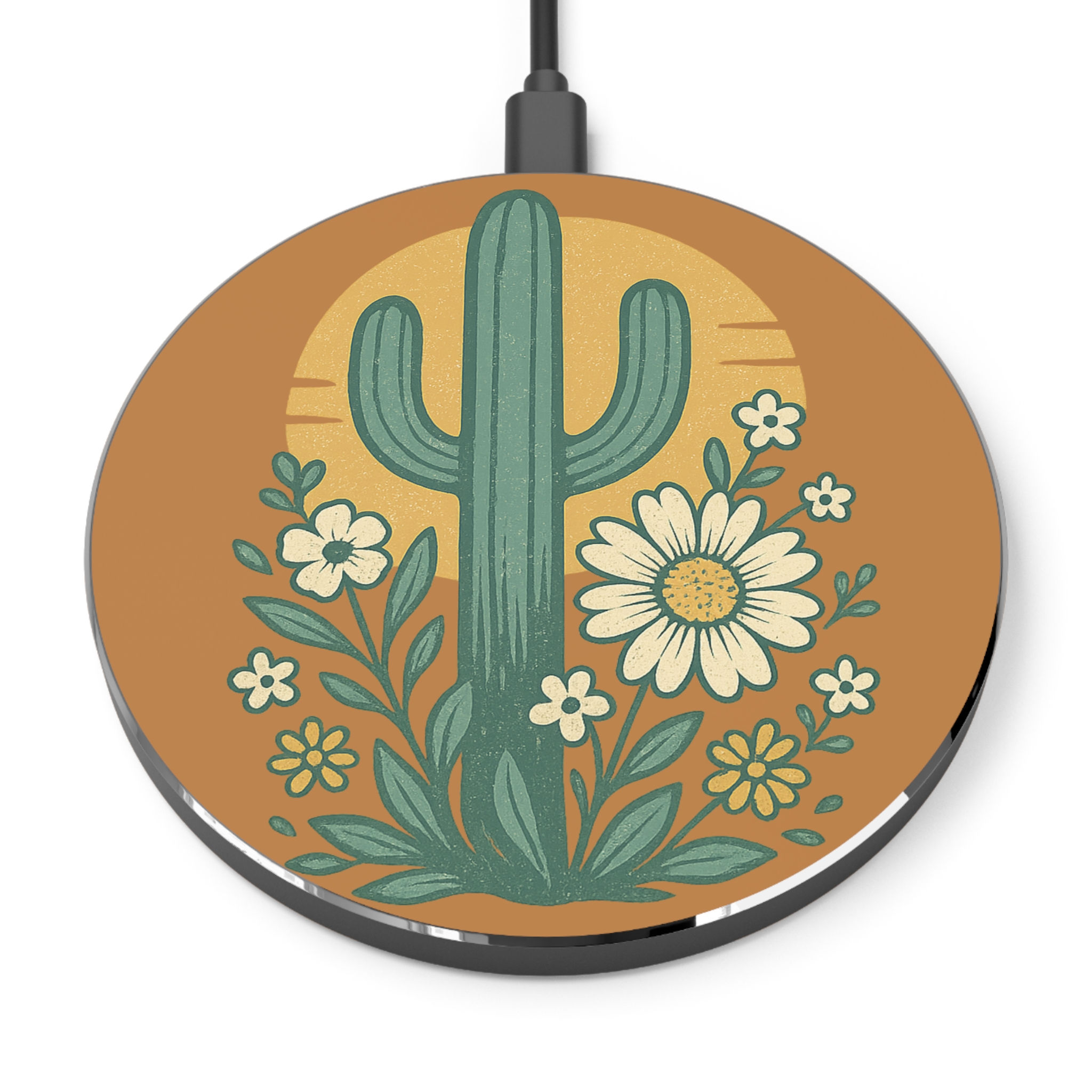 Cactus Sunrise Wireless Charger