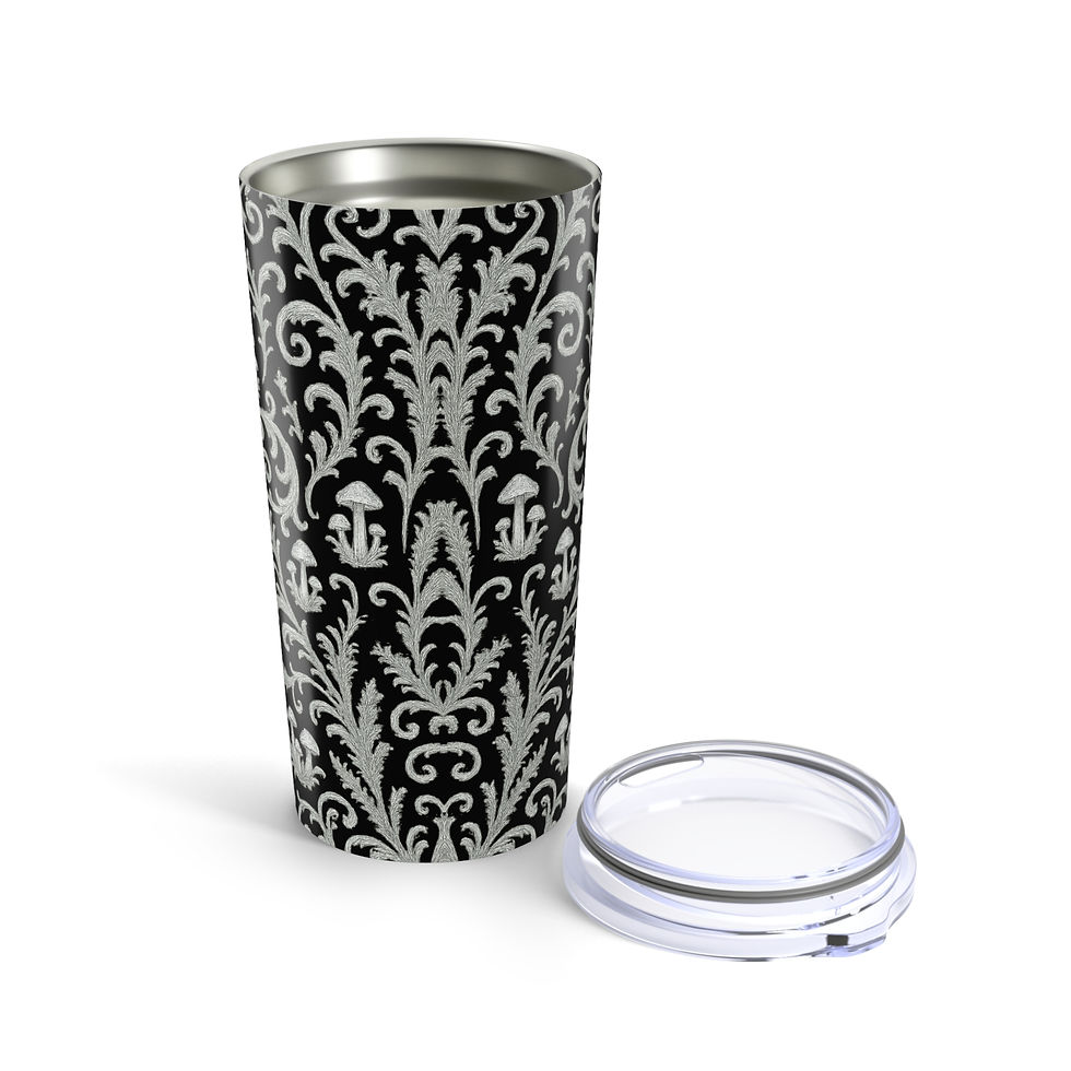 Gilded Mushroom Grove Tumbler 20oz