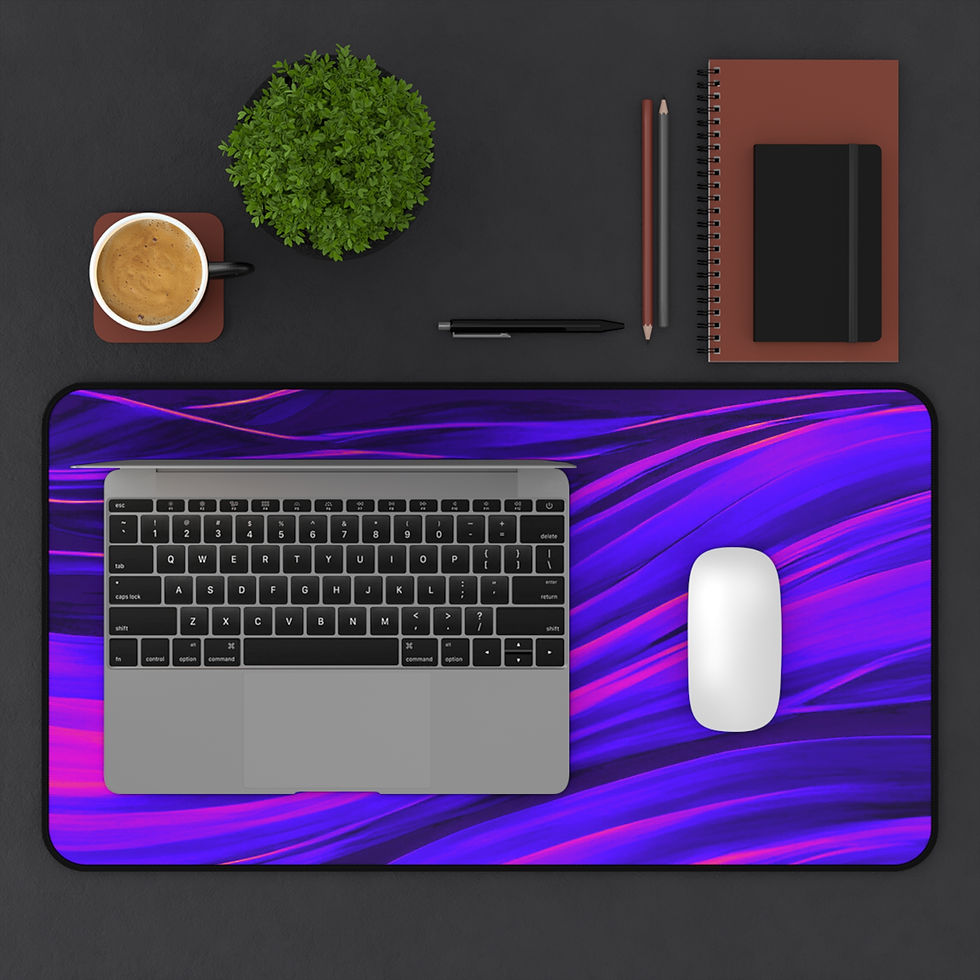 Thumbnail: Neon Drift Desk Mat