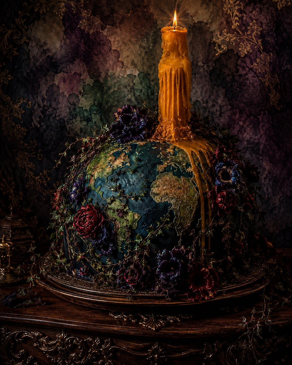 Image inspired by Alela Diane’s song “Fragile as a Flame” by us here at Old Dogs Rock.