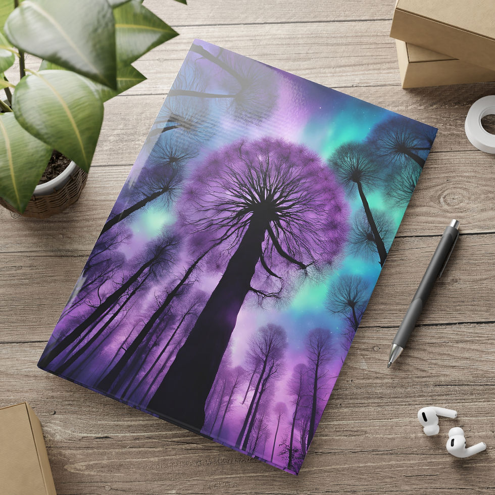 Dandelion Forest Hardcover Puffy Notebook