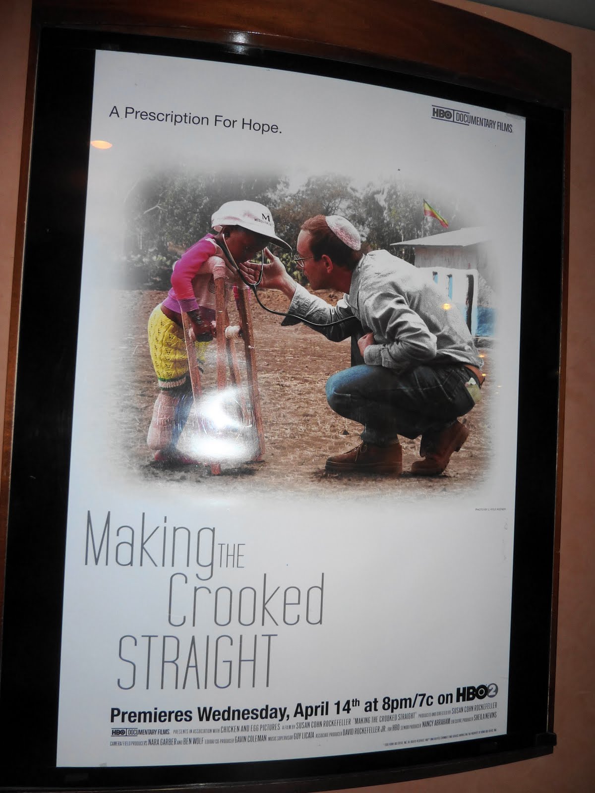 "Making the Crooked Straight" poster