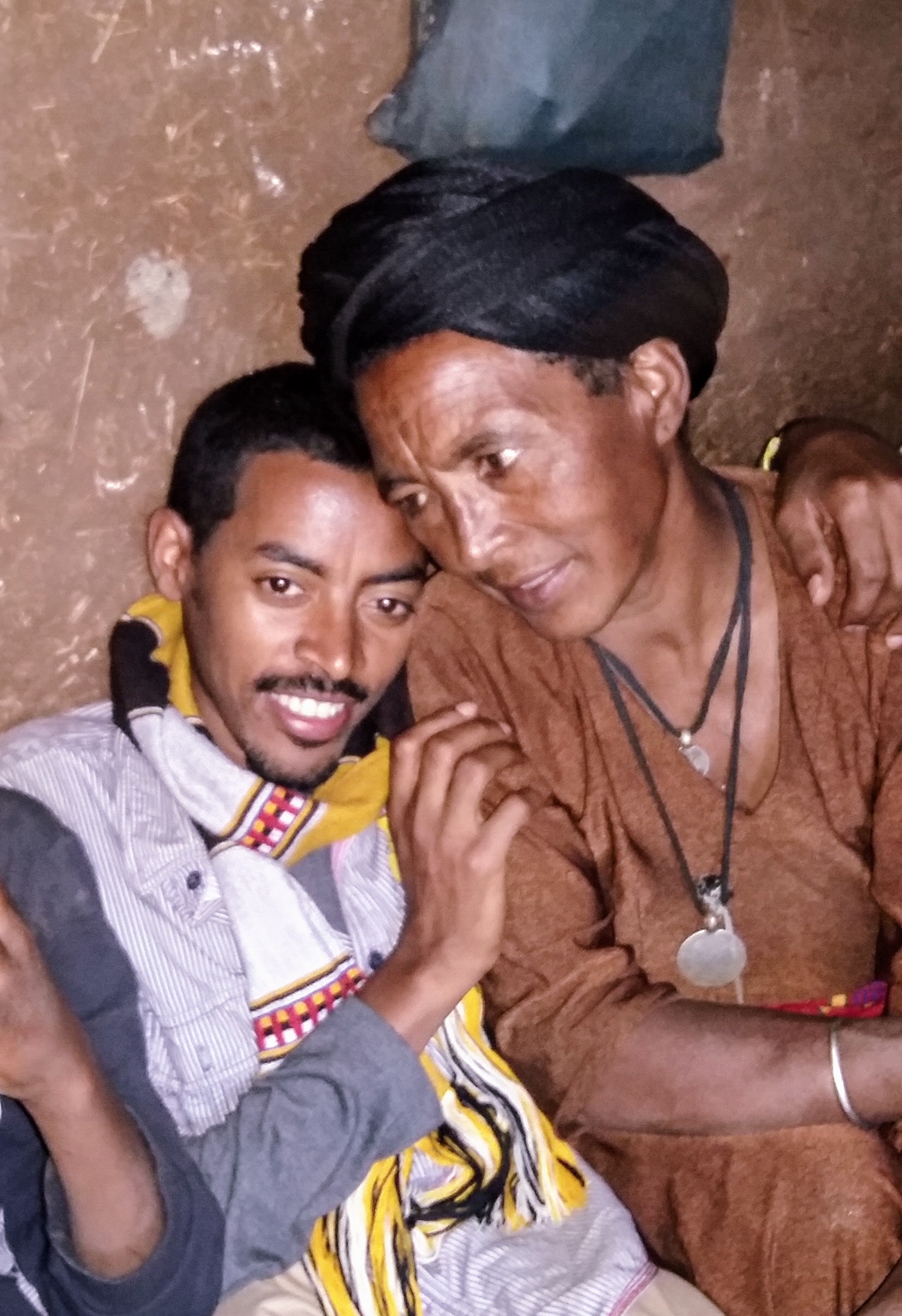 Tesfaye and mother Yeshi Nov. 2015