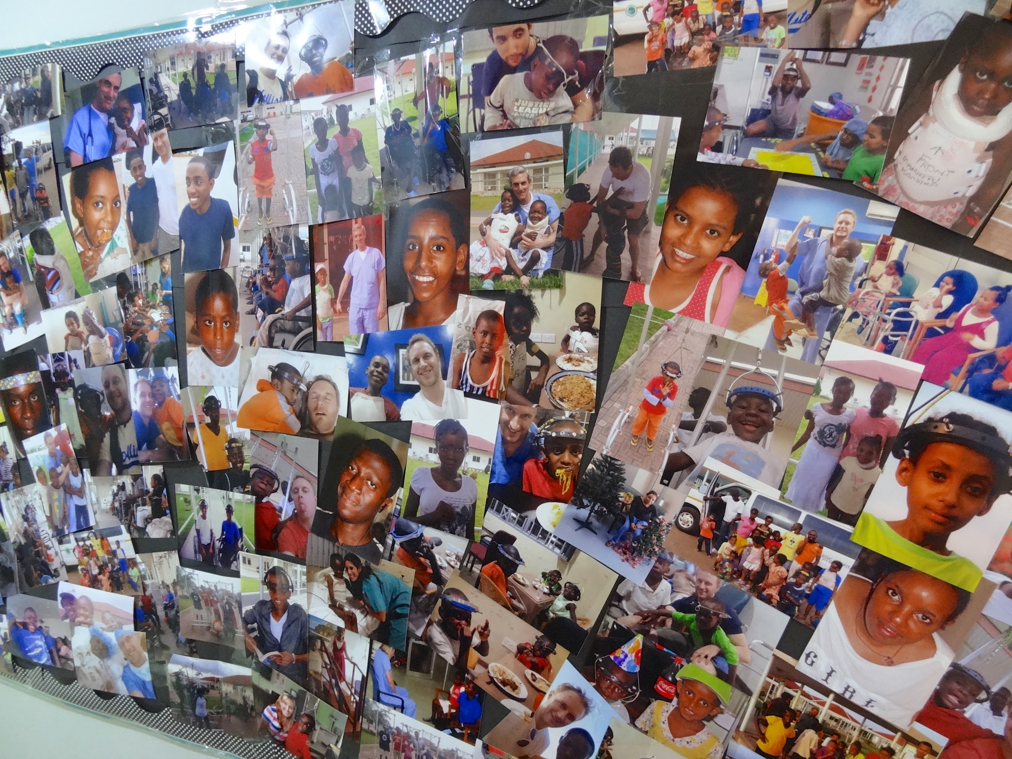 Spine Patient Photo Collage Ghana