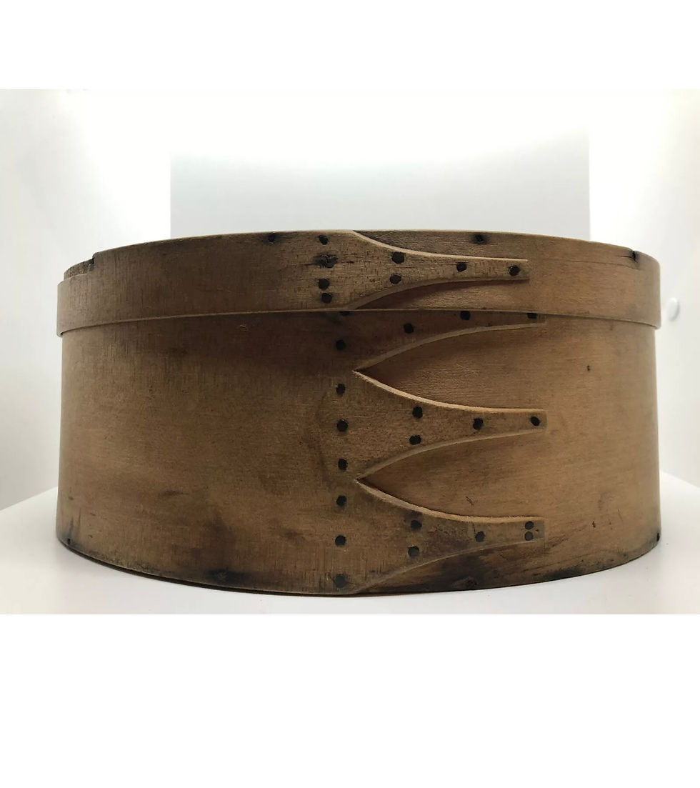 Large Shaker Oval Bentwood Pantry Box