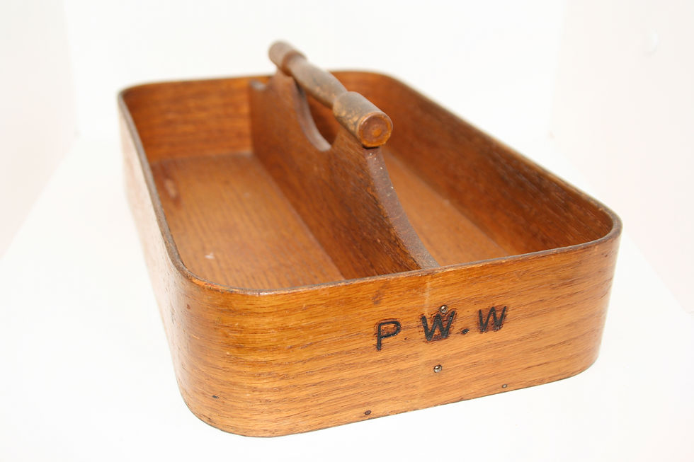 Shaker Tyringham Community Bentwood Cutlery Tray