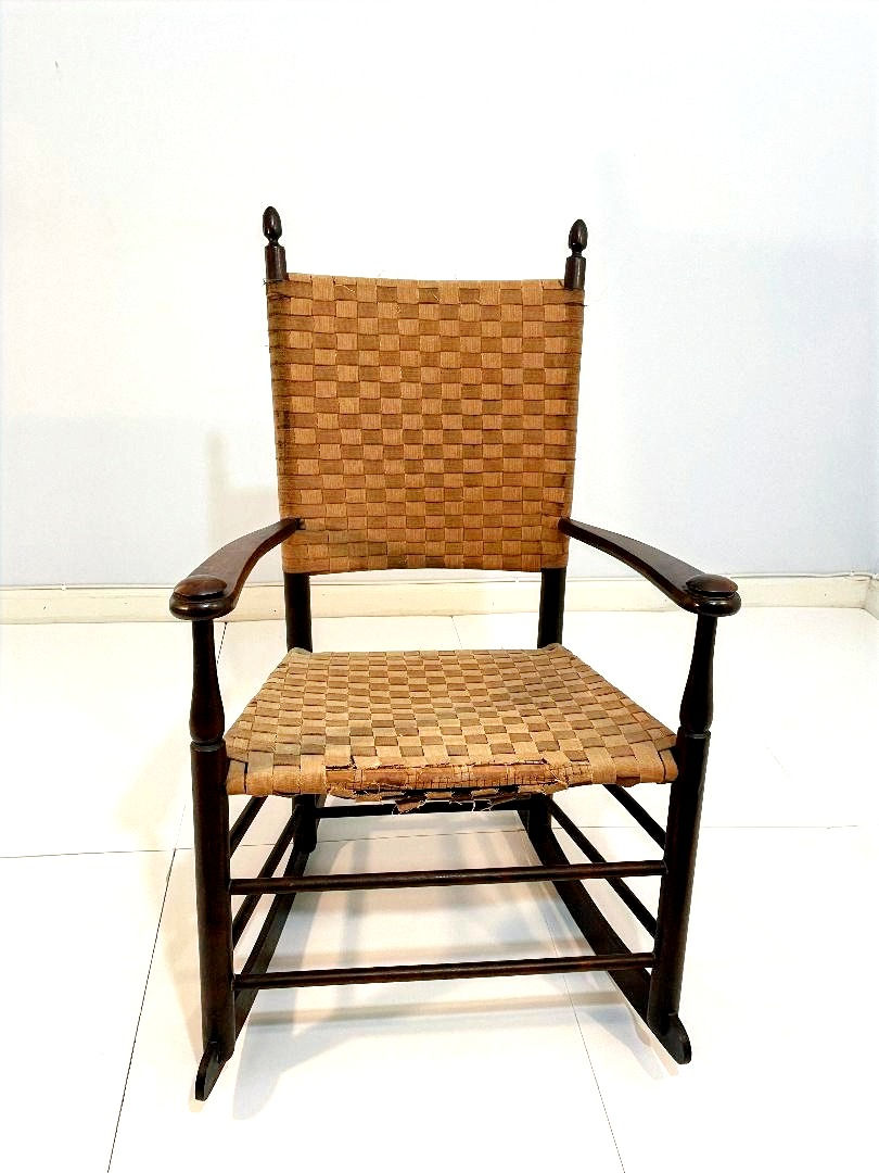 Mount Lebanon Shaker Production No 3 Web Back Rocking Chair "Wagan Standard"